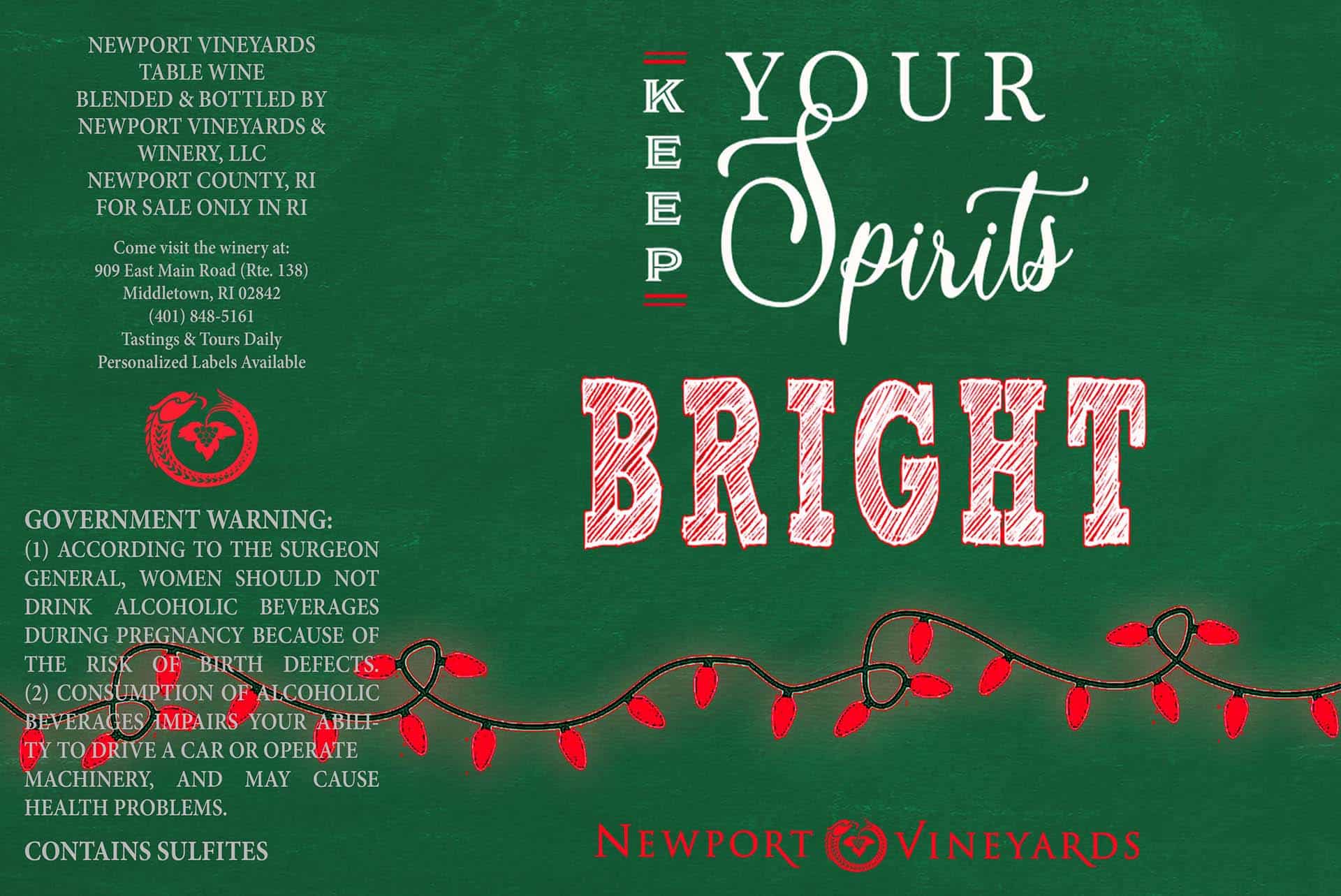 Keep your Spirits Bright! Green Label - Image 2