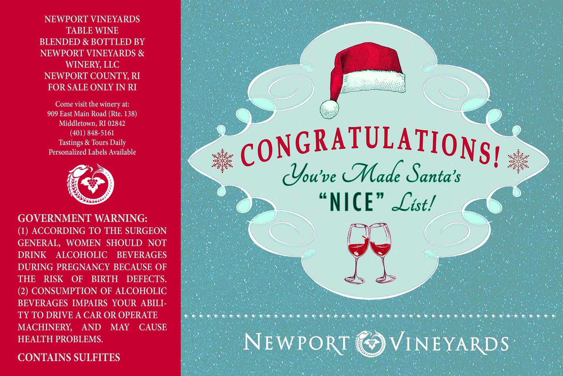 Nice List Holiday Label - Image 2